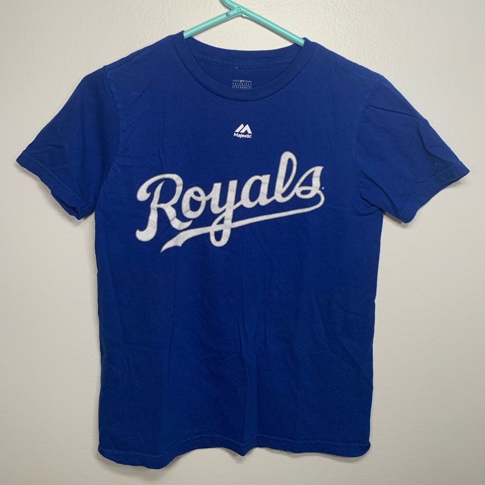 Royals blue Perez tshirt.